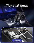 DreamBee Retractable Car Charger, 66W 4 in 1 Super Fast Charge Car Phone Charger - Image 6