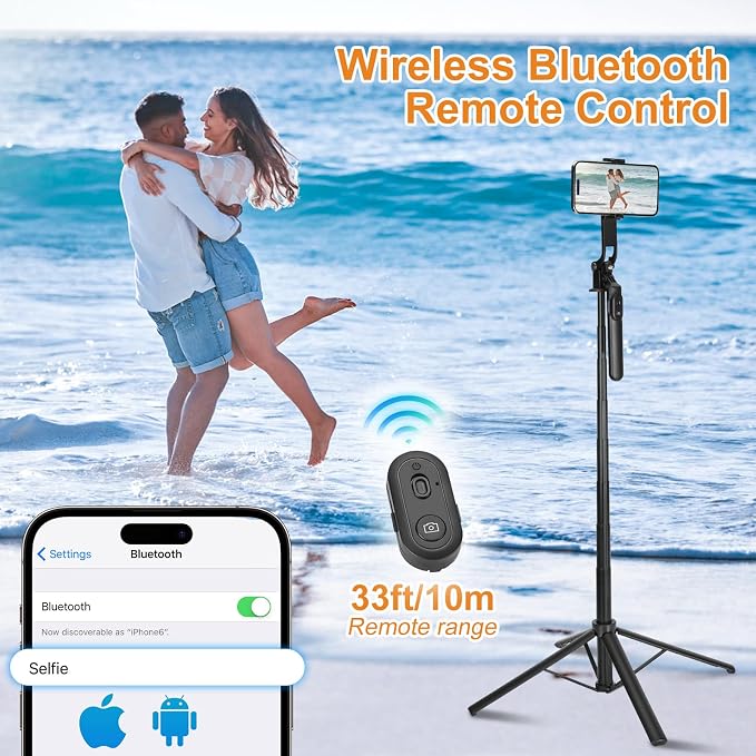 70inch Selfie Stick Phone Tripod - Image 5