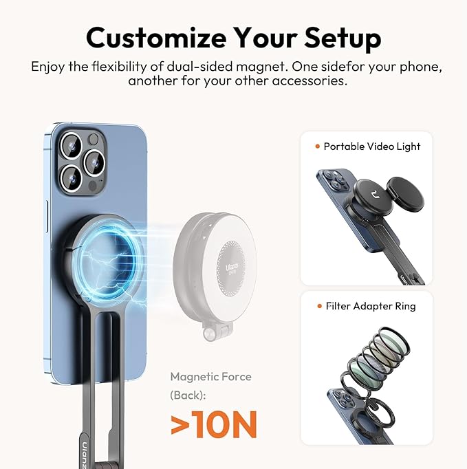 ULANZI MA30 Magnetic Phone Tripod Stand - Image 6