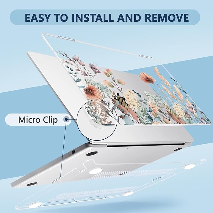Compatible with MacBook Air 15 inch Case, M4 A3241/M3 A3114/M2 A2941, Hard Shell - Image 3