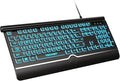 TECKNET Large Print Backlit Keyboard, Wired USB-A Computer Keyboard by Tecknet