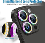 AGVEE 3+3 6 Pack for iPhone 15 Pro 6.1" / 15 Pro Max 6.7" Camera Lens Protector - Image 4