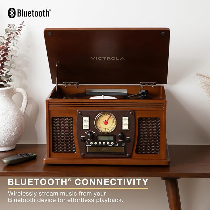 Victrola Navigator 8-in-1 Bluetooth Record Player - Image 4