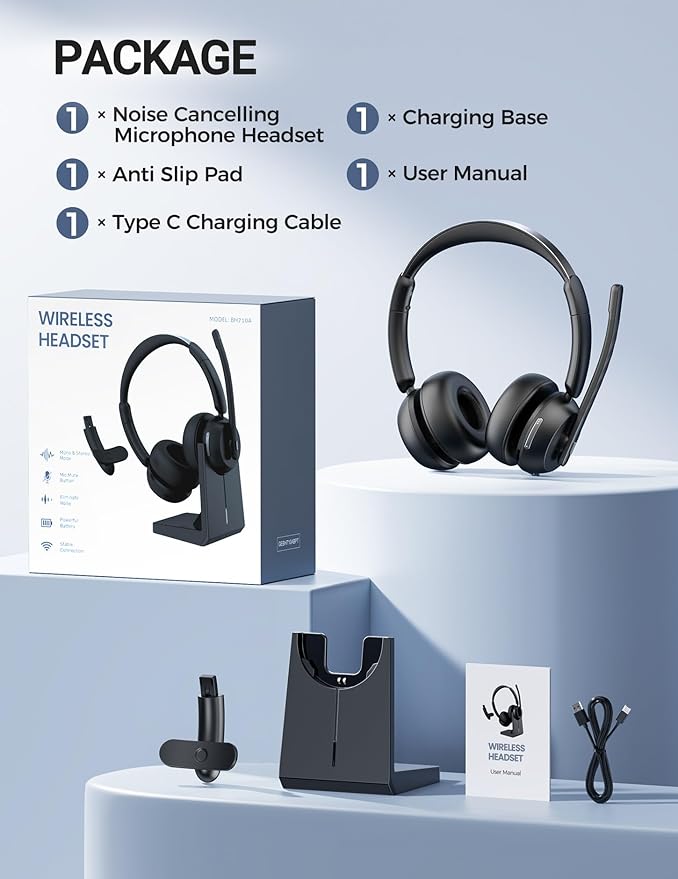 COSMUSIS Wireless Headset with Mic - Image 7