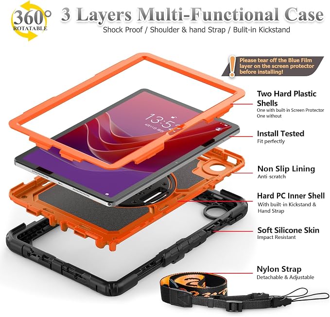 SEYMAC stock Tablet Case for Lenovo Tab M11 11 inch Drop-Proof Protection Cover - Image 7