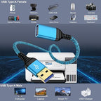 USB Extension Cable 6FT, Flash Drive, Hard Drive - Image 7