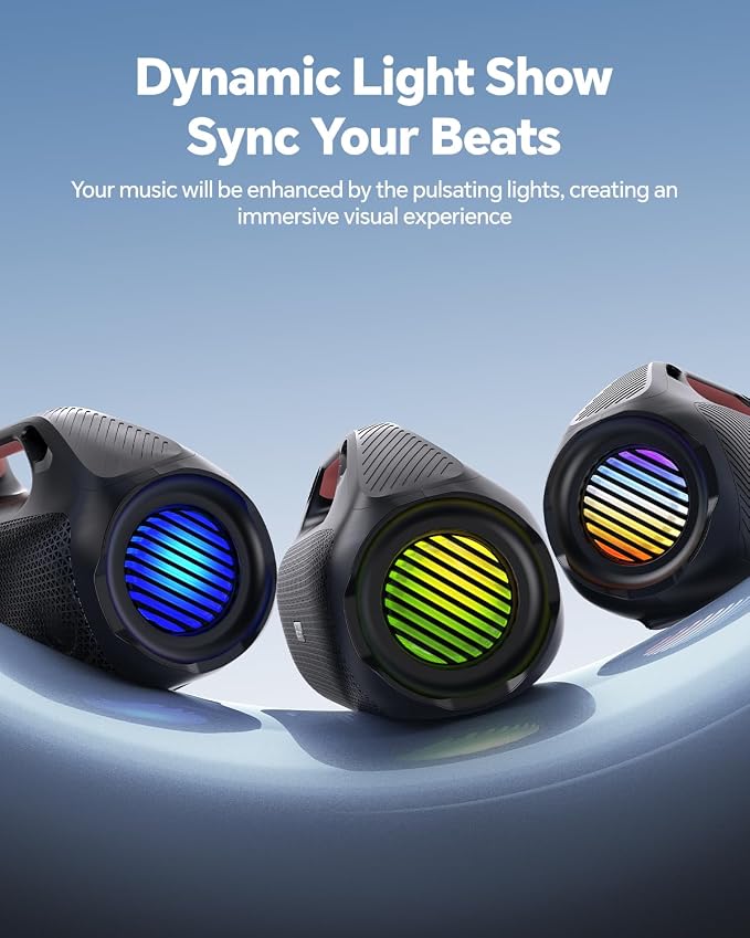 100W Bluetooth Speaker, Outdoor Wireless Boombox - Image 8