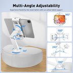 AboveTEK Tablet Pillow Stand for Bed, Hands-Free 360° Adjustable iPad Pillow - Image 6