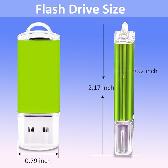 8GB FAT32 USB Flash Drive 20 Pack Nicepicten Bulk USB 2.0 Thumb Drives 20Pack - Image 7