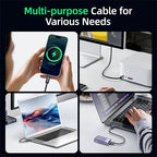 JEYI Thunderbolt 5 Cable 1m/3.3ft 80Gbps, 120Gbps Bandwidth 16K/Dual8K - Image 8