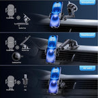Miracase Phone Holders for Your Car, Universal Cell Phone Car Mount, 3-in-1 - Image 2
