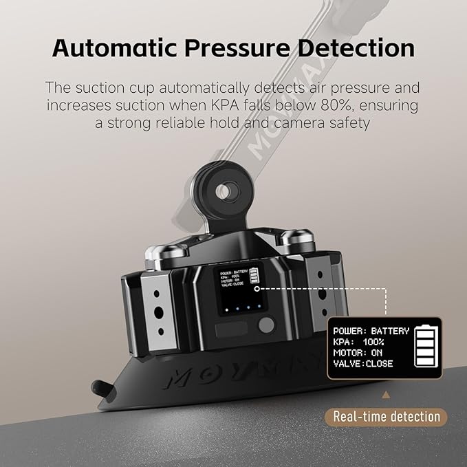 MOVMAX Blade Arm Solar Powered Electronic Suction Kit, Shock Absorber Arm Car - Image 3