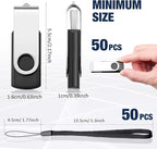 Aoriher 50 Pack USB 2.0 Flash Drives Bulk, Portable USB Thumb Drives - Image 2