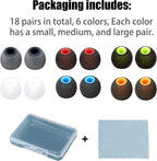 Silicone Replacement Earbud Tips Earbud Covers Eartips Fit Most in-Ear Earbuds - Image 7