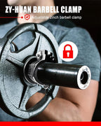 Olympic Barbell Clamps 2 inch Adjustable Barbell Clips Quick Release Pair of - Image 2