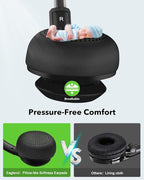 USB Headset with Mic for PC, On-Ear Computer Laptop Headphones with Noise - Image 3