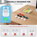 for AirPods 4 Ear Tips Covers Sport Anti Slip Anti Scratche Skin Soft Silicone - Image 5