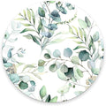 Mouse Pad, Cute Mousepad with Design, Round Grass Leaves Mat, Small Non-Slip by Armanza