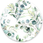 Mouse Pad, Cute Mousepad with Design, Round Grass Leaves Mat, Small Non-Slip by Armanza