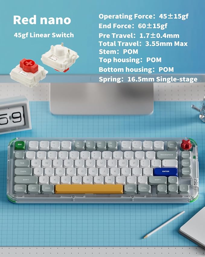 nuphy Kick75 Wireless Low Profile Mechanical Keyboard - Image 6