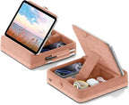 KDD Tablet Pillow Stand with Storage, Foldable iPad Holder by KDD