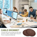 PATIKIL Desk Grommet 2-1/16", Deep Brown - Image 7