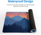 Japanese Mountain Landscape Gaming Mouse Pad Extended Large Mousepad - Image 4