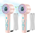 2pcs Portable Handheld Turbo Fan by AaoLin