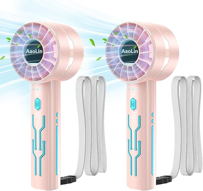 2pcs Portable Handheld Turbo Fan by AaoLin