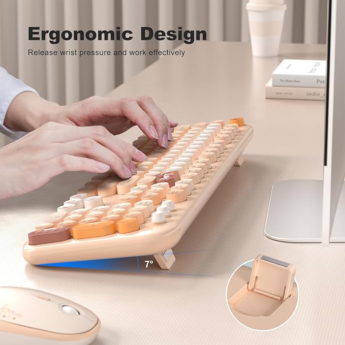 KNOWSQT Wireless Keyboard and Mouse Combo - Image 6