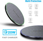 Fast Wireless Charger, 20W Max Wireless Charging Pad Compatible - Image 2