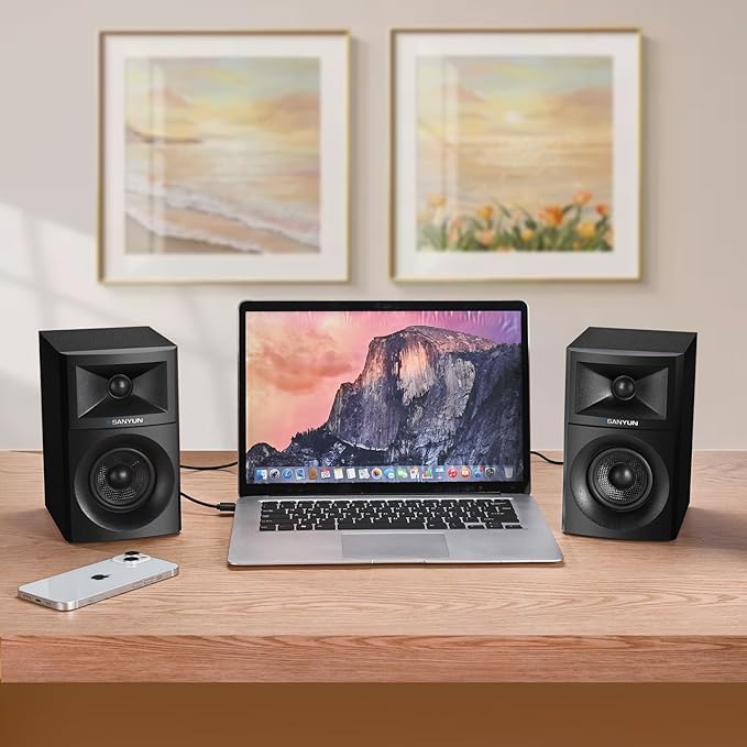 SW203 4.0 Computer Speakers - 60W 4-Way DSP Control 3D Immersive Sound - 3" - Image 8