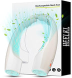 AI Neck Fan, 4 Speeds Adjustable Portable Personal Fan Rechargeable, 4000 mAh by Unknown