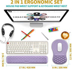 Hokafenle 2 in 1 Ergonomic Mouse Pad Wrist Support & Wrist Rest - Image 2
