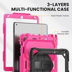 Timecity for iPad Air 3/ Pro 10.5 Inch Case, 360° Rotating Stand, Pencil Holder - Image 8