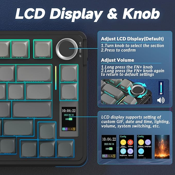 AULA S75 PRO Wireless Gaming Keyboard - Image 3