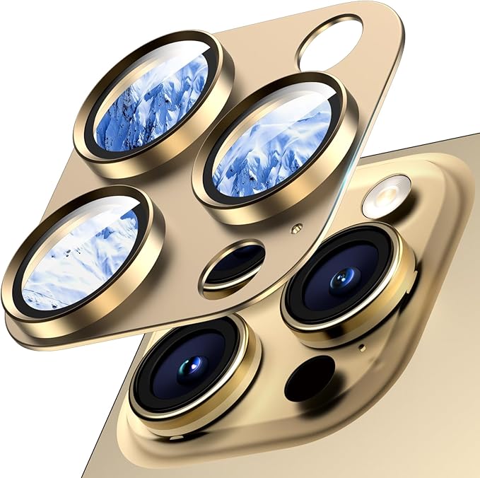 Camera Lens Protector for iPhone 16 Pro Max/16 Pro/15 Pro Max/15 Pro/14 Pro by WumigooProducts