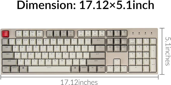 Keychron C2 Full Size Wired Mechanical Keyboard Compatible - Image 7