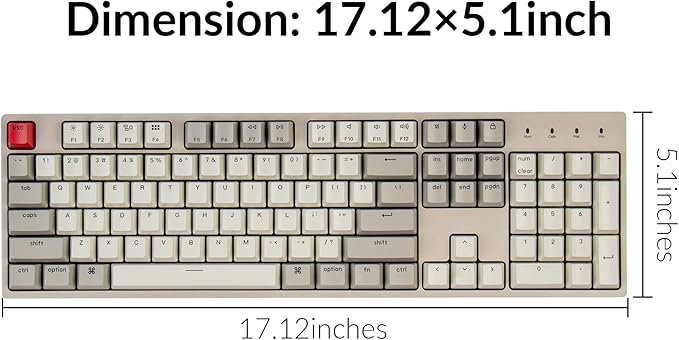 Keychron C2 Full Size Wired Mechanical Keyboard Compatible - Image 7