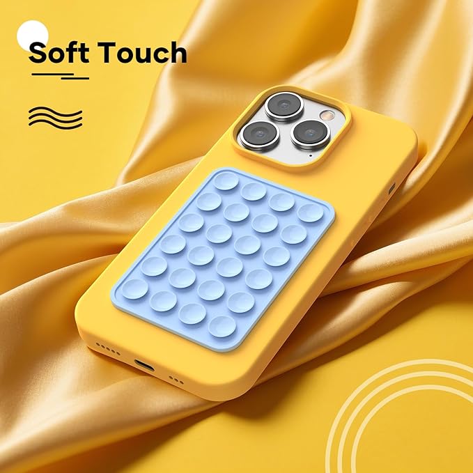 Silicone Phone Sticky Grip, Suction Phone Case Mount - Image 5