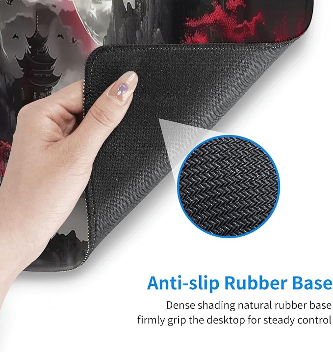 Extended Gaming Mouse Pad, Large Desk Mat XL Anime Mouse Pad Waterproof - Image 5
