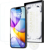 NIMASO for iPhone 16e/13 Pro/13/14 Screen Protector, 2 Pack HD Clear Tempered by NIMASO