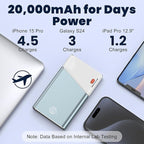 Aaoyun Portable Charger Power Bank, 20000mAh 22.5W PD Fast Charging Powerbank - Image 2