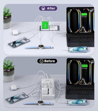 2 Pack 50W USB C Fast Charger Block, 5-Port Type C Wall Charger Brick, 2 USB A - Image 5