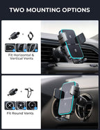 JOYROOM Wireless Car Charger Mount【Dual Coil】 Car Phone Holder Charger - Image 5