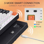 Redragon K689 PRO Wireless Gasket RGB Gaming Keyboard, 108 Keys Mechanical - Image 3