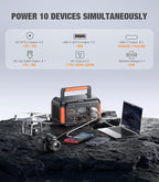 GRECELL 500W Portable Power Station 444Wh Solar Generator - Image 2