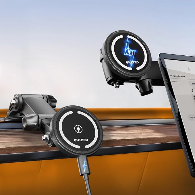 OHLPRO for MagSafe Car Mount for iPhone 16 15 14 Pro Max, 15W Fast Charging by OHLPRO