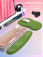 Hokafenle 2in1 Combination, Wave Keyboard Wrist Rest and Ergonomic Curvature - Image 5