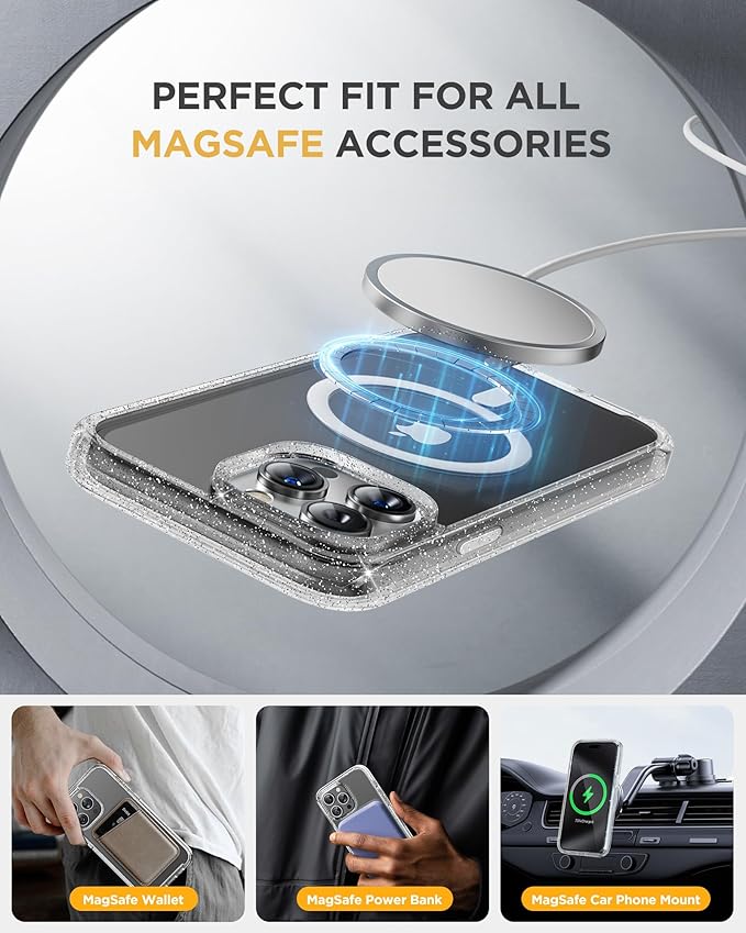 Miracase Magnetic for iPhone 15 Pro Max Case 6.7'' Full-Body Drop Proof Phone - Image 5